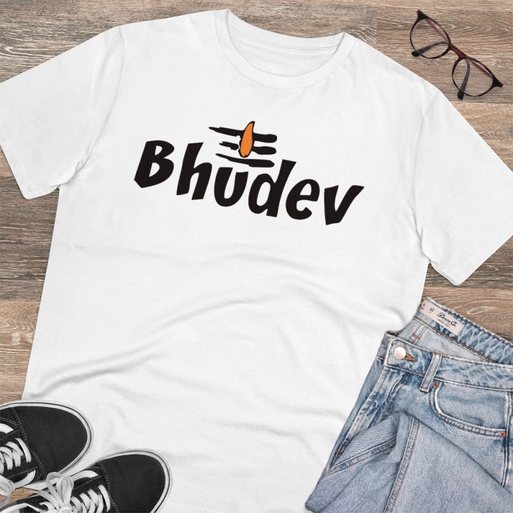 Men's PC Cotton Bhudev Printed T Shirt