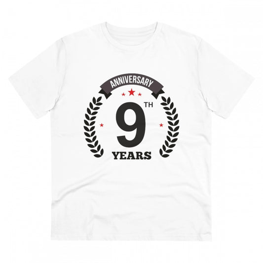 Men's PC Cotton 9th Anniversary Printed T Shirt