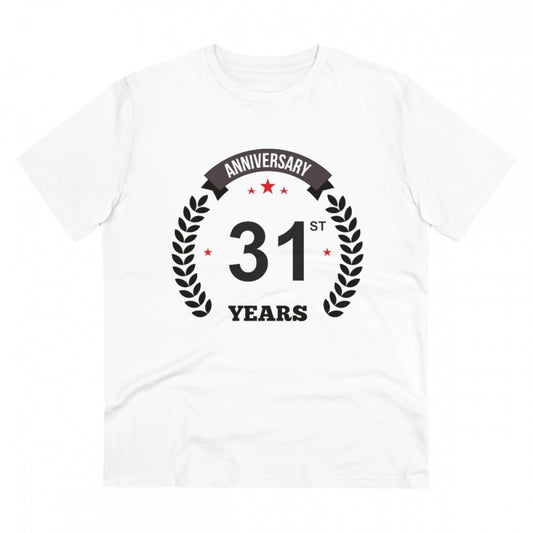 Men's PC Cotton 31st Anniversary Printed T Shirt
