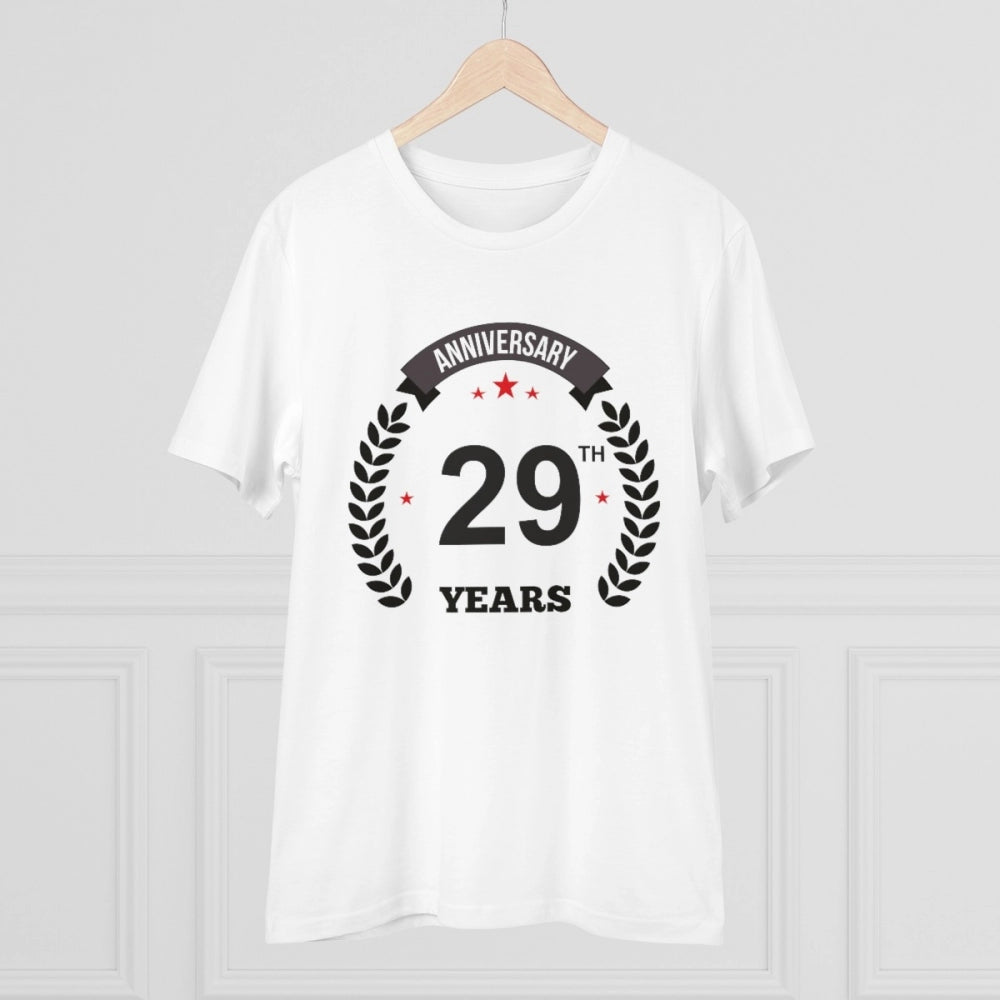 Men's PC Cotton 29th Anniversary Printed T Shirt