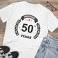 Men's PC Cotton 50th Anniversary Printed T Shirt