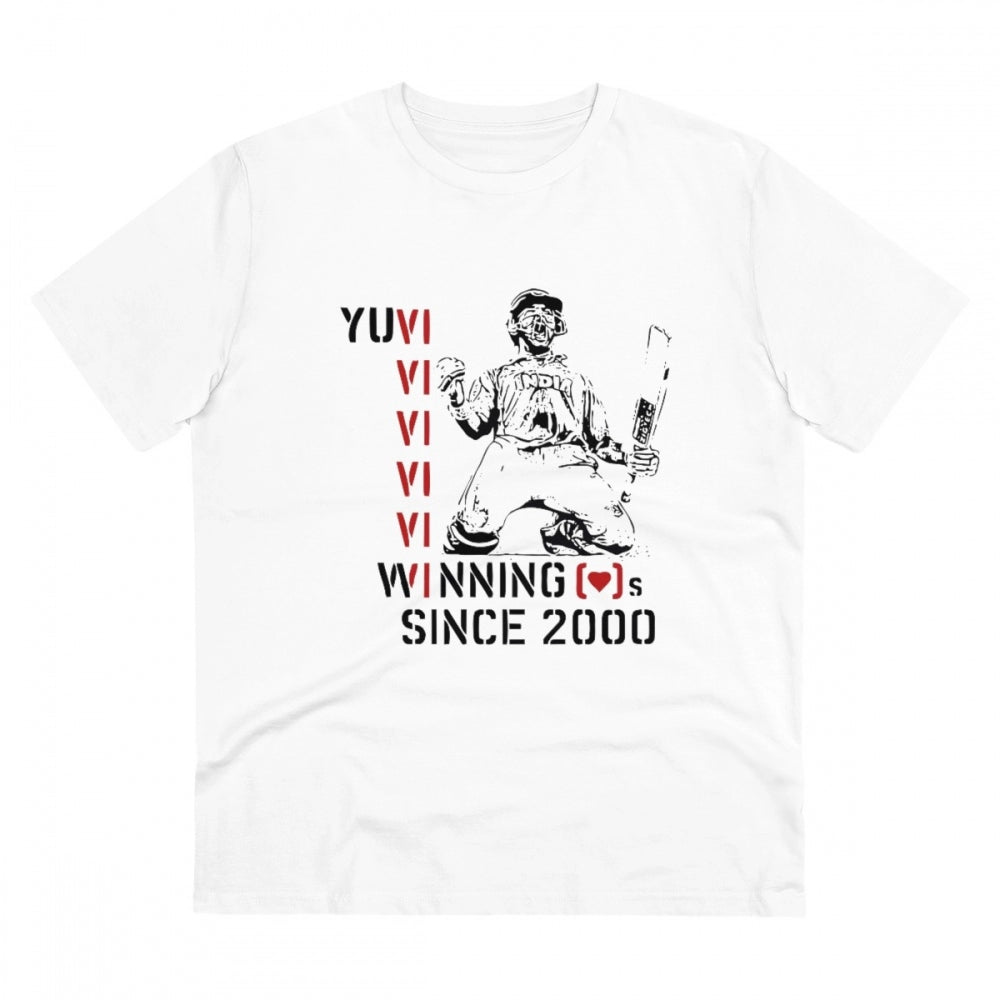 Men's PC Cotton Cricket Design Printed T Shirt