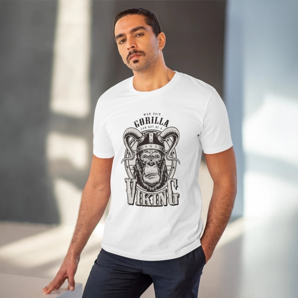 Men's PC Cotton Gorila Desing Printed T Shirt