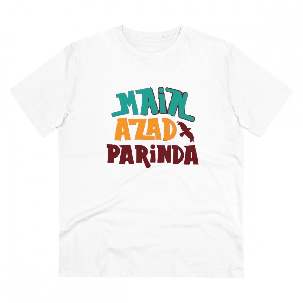 Men's PC Cotton Me Azad Parinda Printed T Shirt