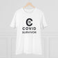 Men's PC Cotton Covid 19 Survivor Printed T Shirt