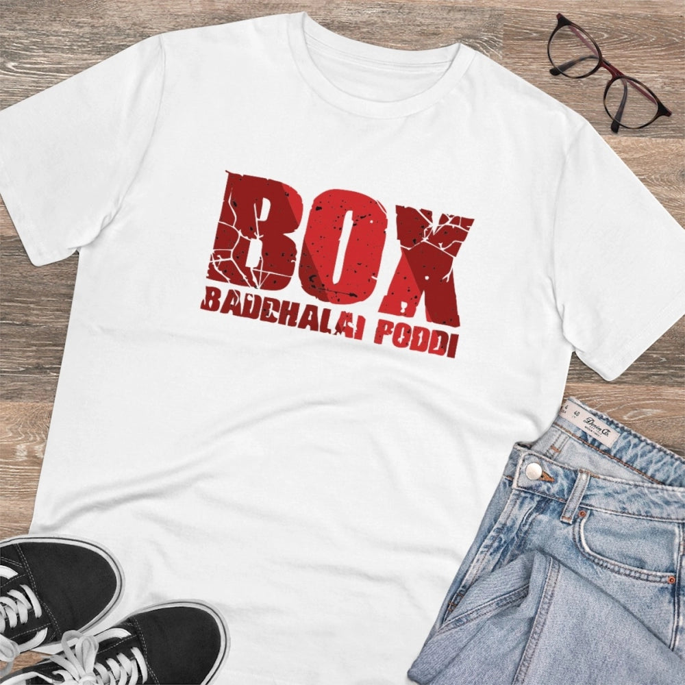 Men's PC Cotton Telugu Desing Printed T Shirt