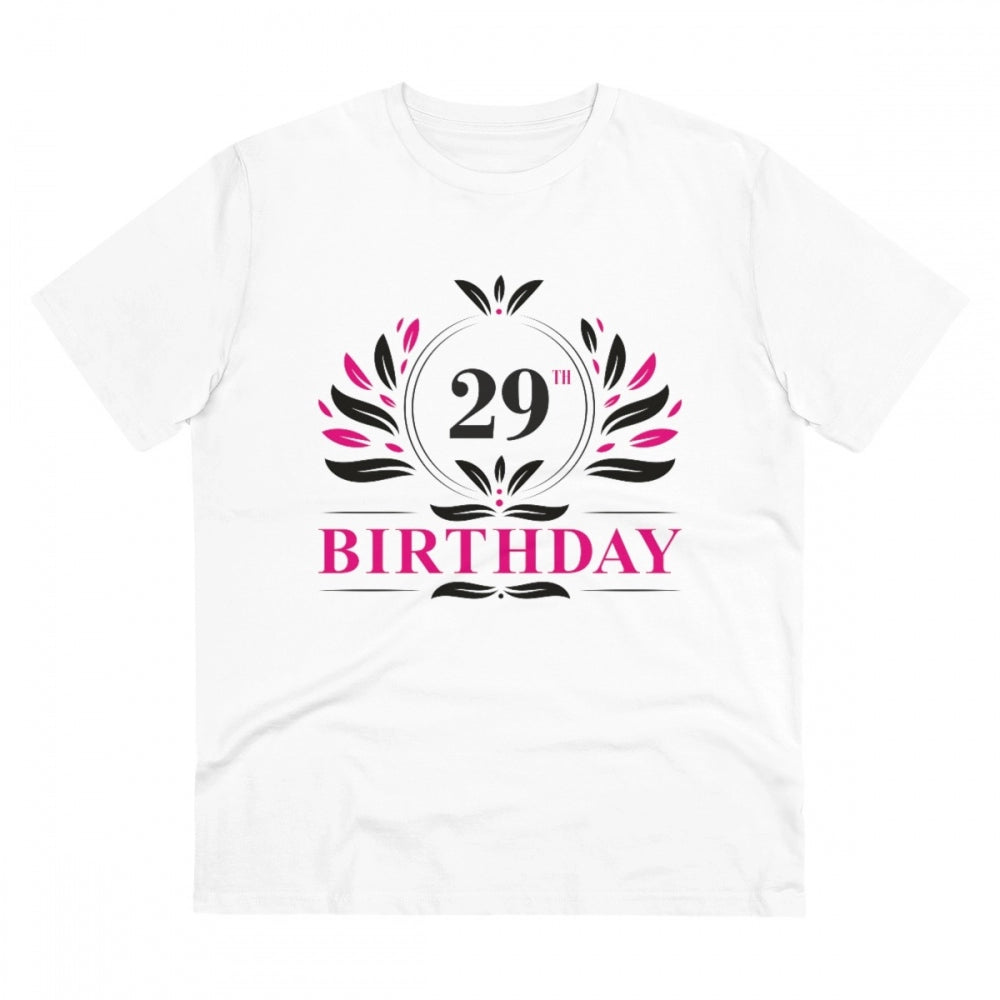 Men's PC Cotton 29th Birthday Printed T Shirt