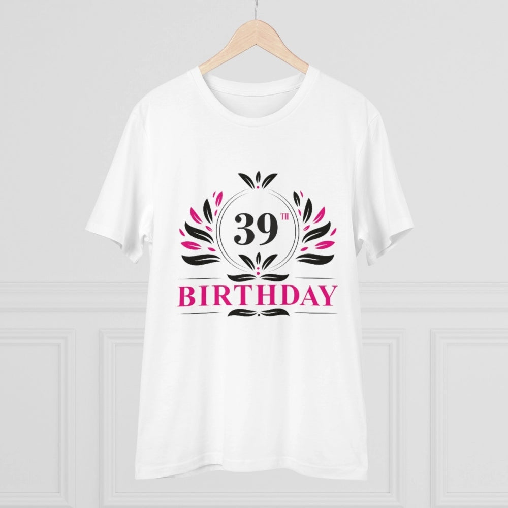 Men's PC Cotton 39th Birthday Printed T Shirt