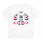 Men's PC Cotton 36th Birthday Printed T Shirt