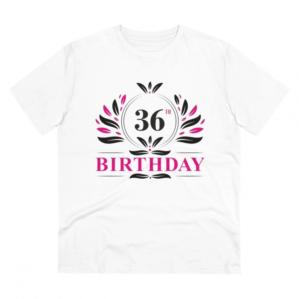Men's PC Cotton 36th Birthday Printed T Shirt