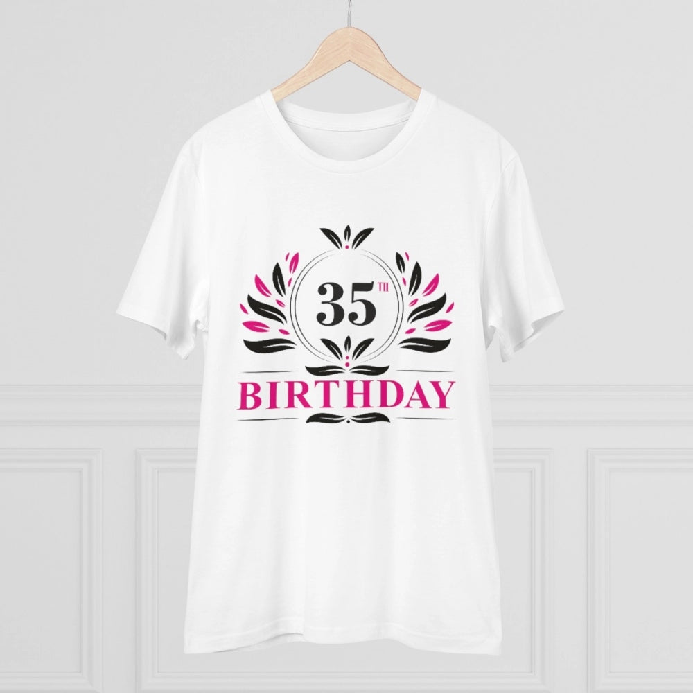 Men's PC Cotton 35th Birthday Printed T Shirt