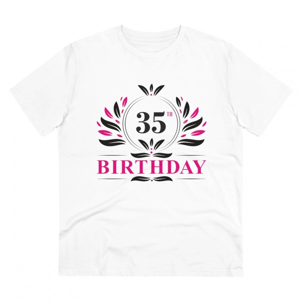 Men's PC Cotton 35th Birthday Printed T Shirt