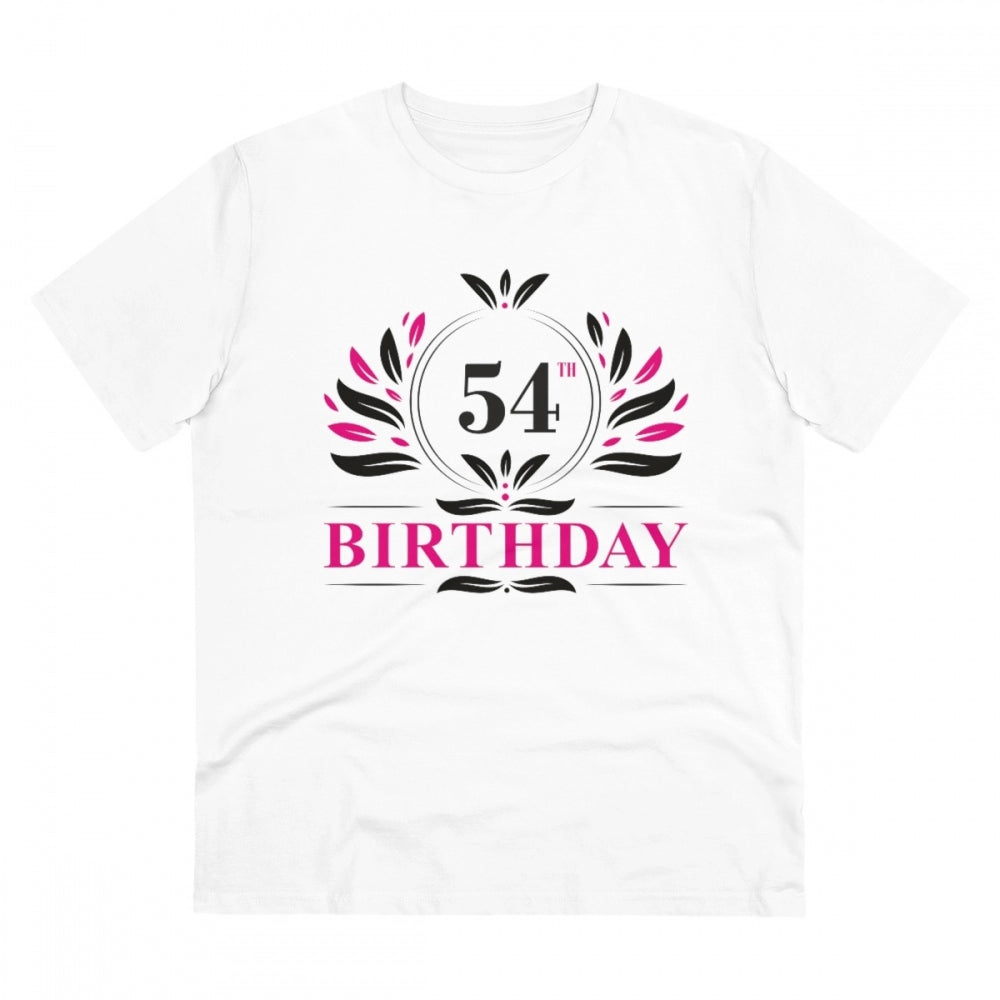 Men's PC Cotton 54th Birthday Printed T Shirt