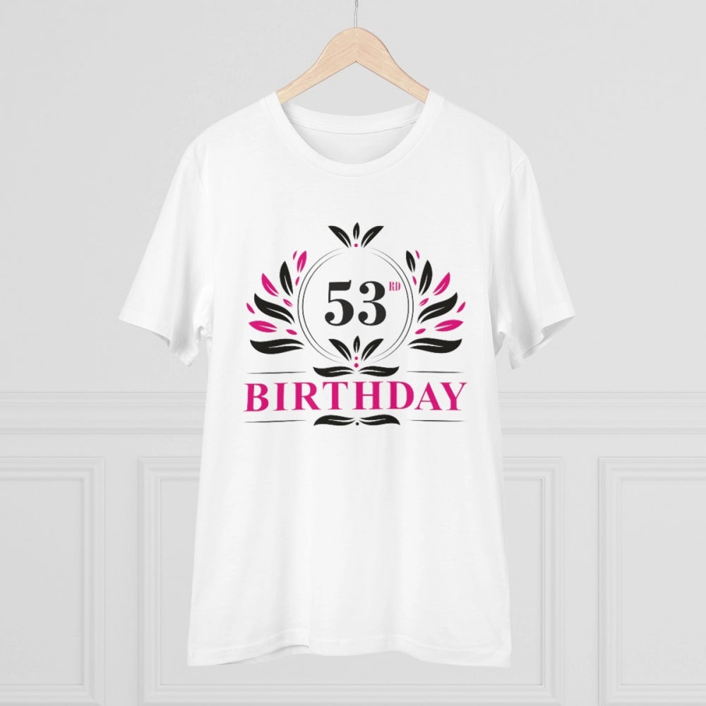 Men's PC Cotton 53rd Birthday Printed T Shirt