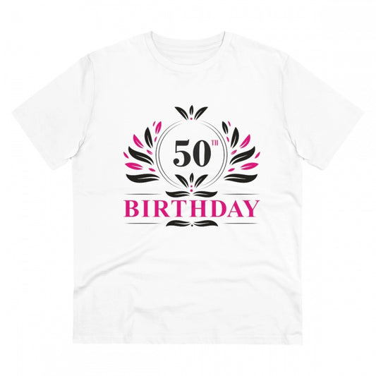 Men's PC Cotton 50th Birthday Printed T Shirt
