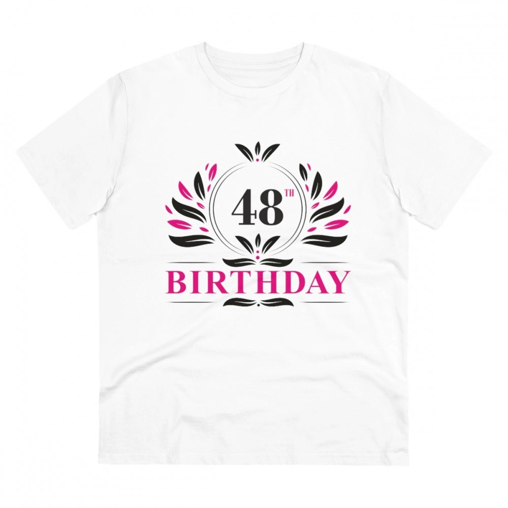 Men's PC Cotton 48th Birthday Printed T Shirt