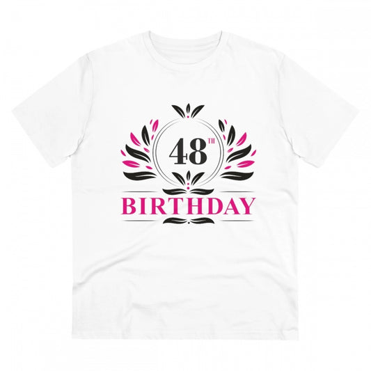 Men's PC Cotton 48th Birthday Printed T Shirt