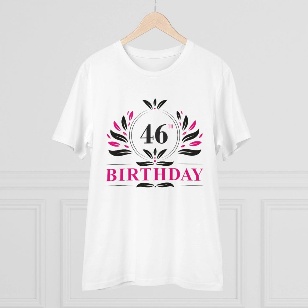 Men's PC Cotton 46th Birthday Printed T Shirt