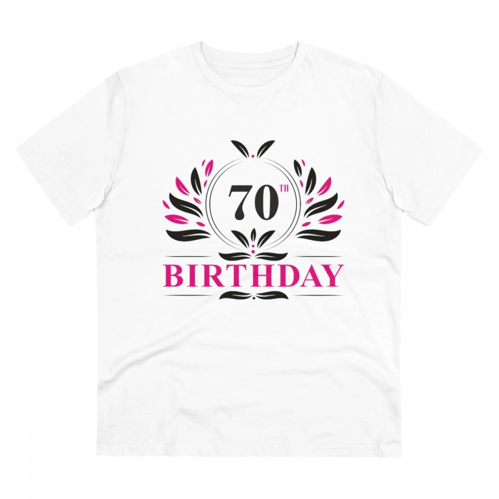 Men's PC Cotton 70th Birthday Printed T Shirt