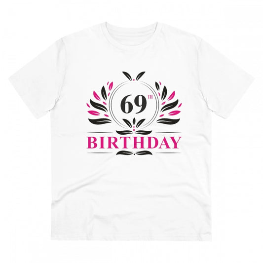 Men's PC Cotton 69th Birthday Printed T Shirt