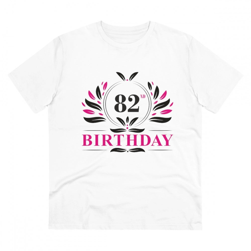 Men's PC Cotton 82nd Birthday Printed T Shirt