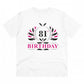Men's PC Cotton 81st Birthday Printed T Shirt