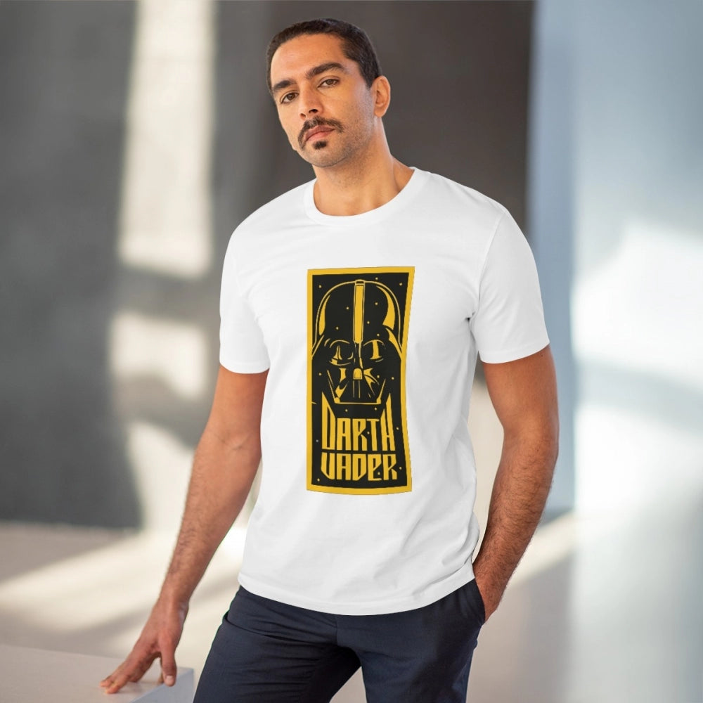 Men's PC Cotton Darth Vader Printed T Shirt