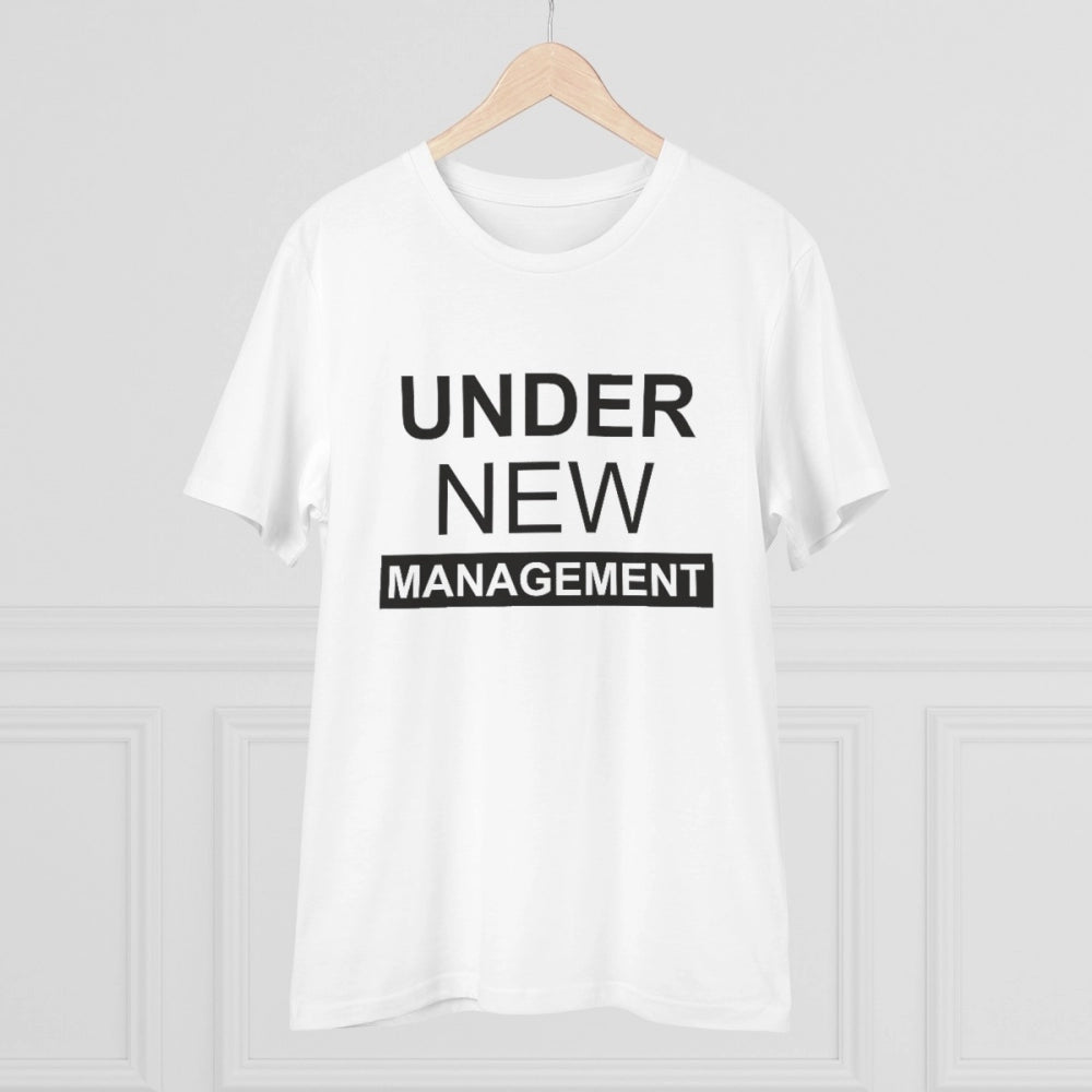 Men's PC Cotton Under New Management Desing Printed T Shirt