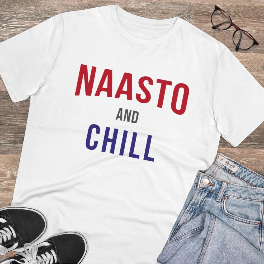 Men's PC Cotton Nasto And Chill Printed T Shirt