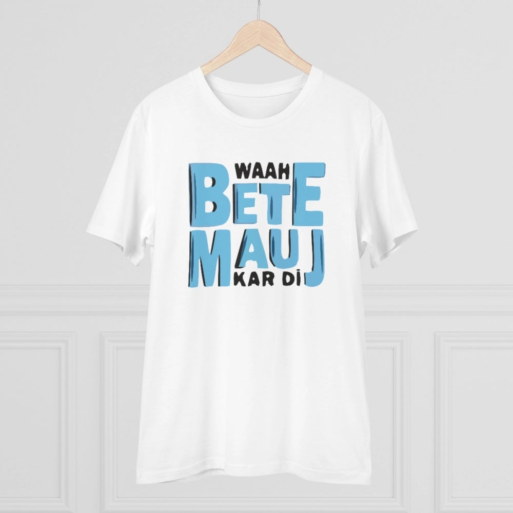 Men's PC Cotton Mojj Kardi Printed T Shirt