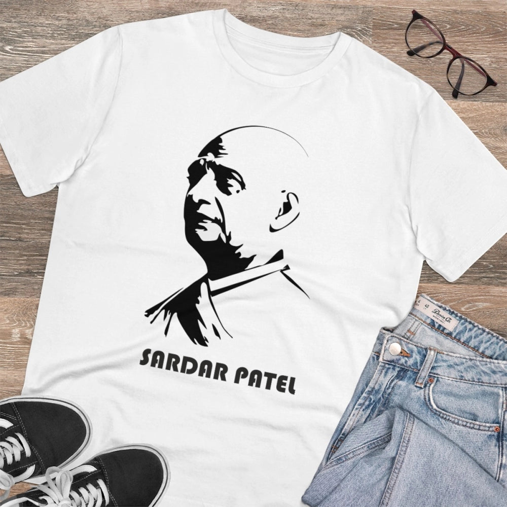 Men's PC Cotton Sardar Patel Printed T Shirt