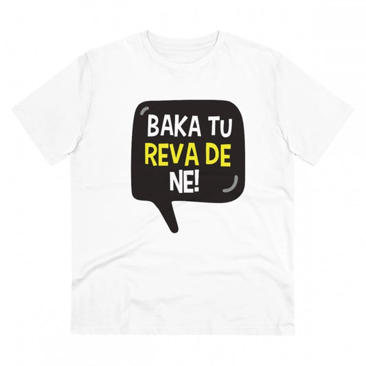 Men's PC Cotton Baka Tu Reva De Printed T Shirt