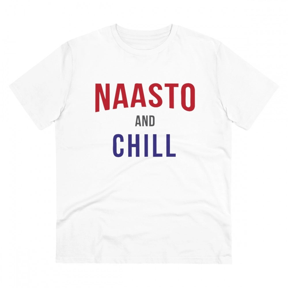 Men's PC Cotton Nasto And Chill Printed T Shirt
