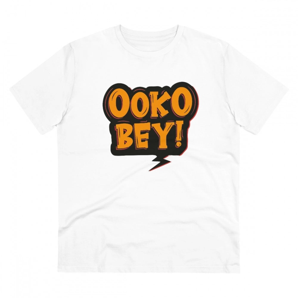 Men's PC Cotton Telugu Desing Printed T Shirt