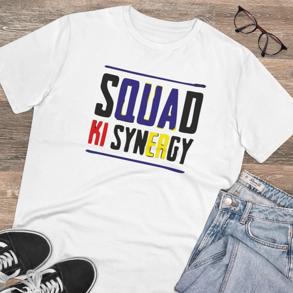 Men's PC Cotton Squed Ki Syneagy Printed T Shirt