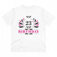 Men's PC Cotton 23rd Birthday Printed T Shirt