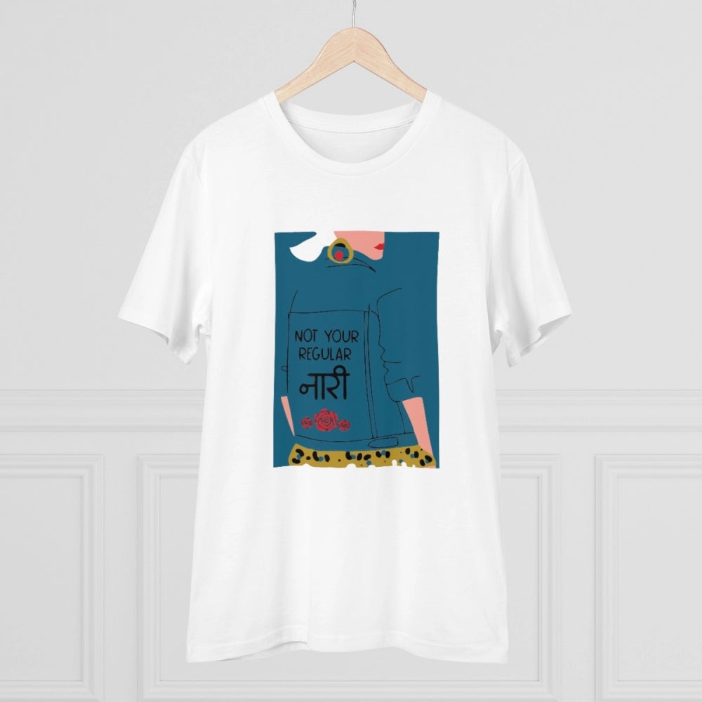 Men's PC Cotton Not Your Regular Naari Printed T Shirt