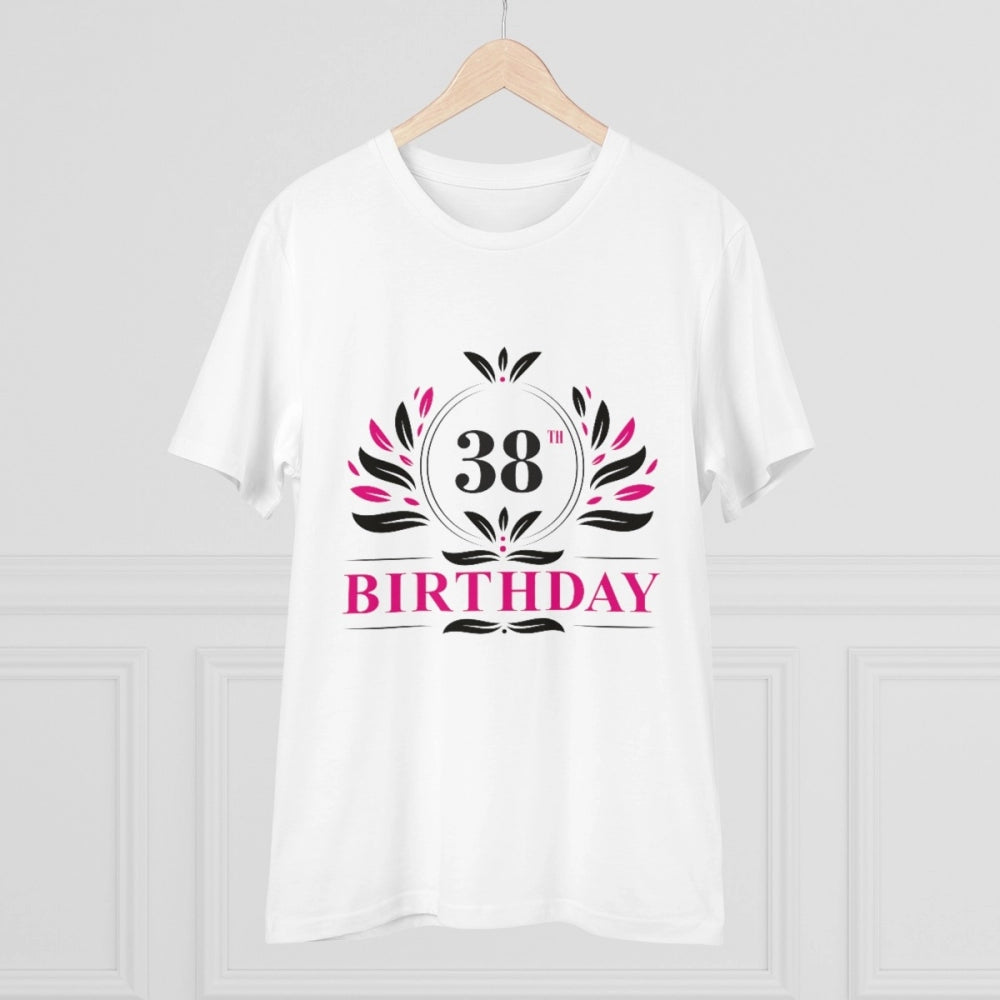 Men's PC Cotton 38th Birthday Printed T Shirt