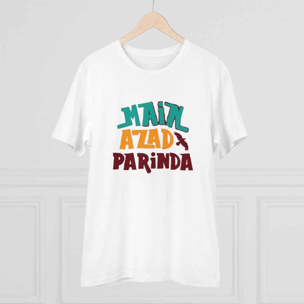 Men's PC Cotton Me Azad Parinda Printed T Shirt
