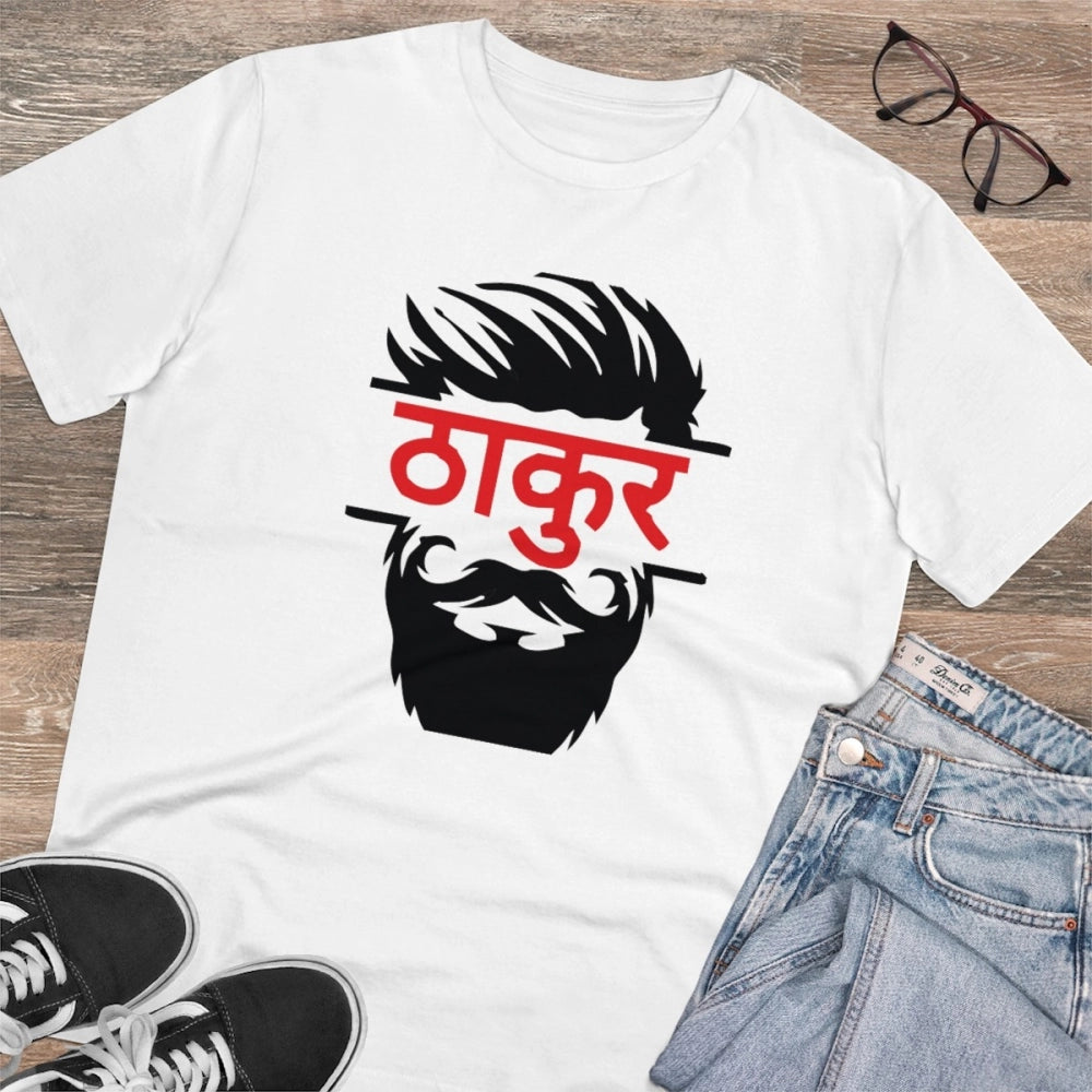 Men's PC Cotton Thakur Printed T Shirt