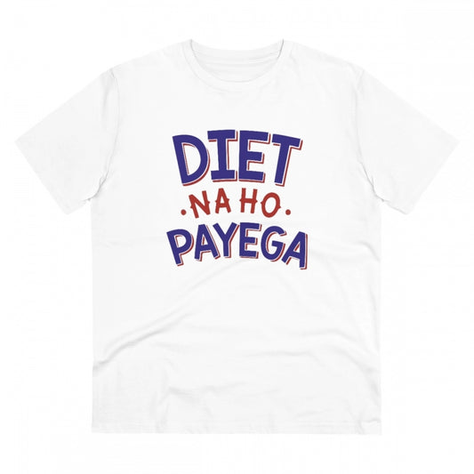 Men's PC Cotton Diet Na Ho Payega Printed T Shirt