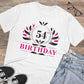 Men's PC Cotton 54th Birthday Printed T Shirt