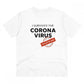 Men's PC Cotton I Survived Corona Virus Printed T Shirt