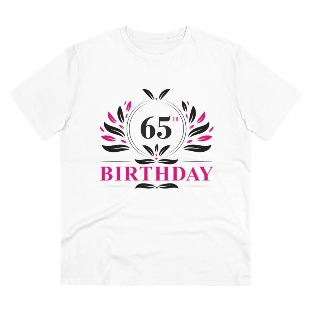 Men's PC Cotton 65th Birthday Printed T Shirt