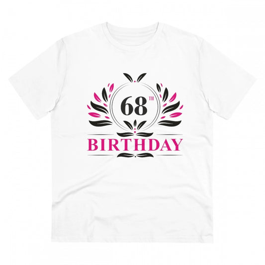 Men's PC Cotton 68th Birthday Printed T Shirt