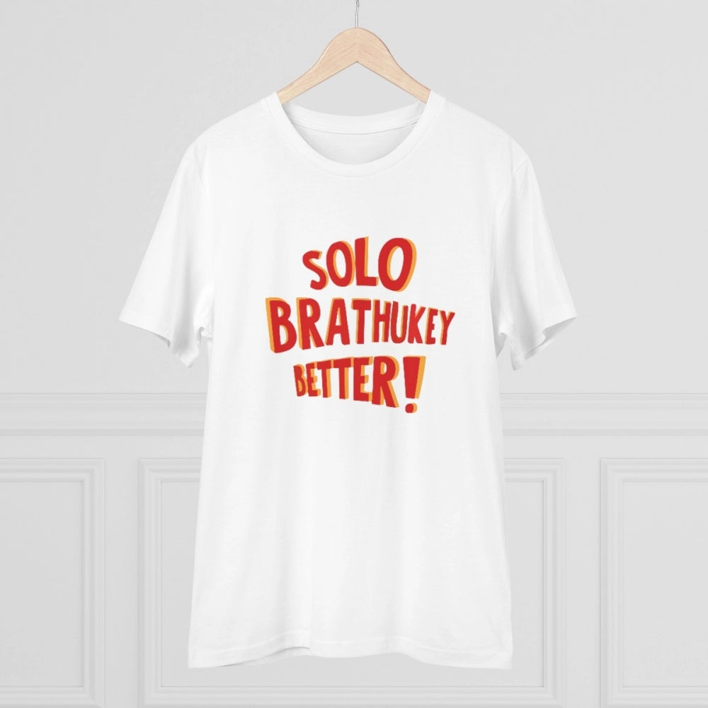 Men's PC Cotton Telugu Desing Printed T Shirt