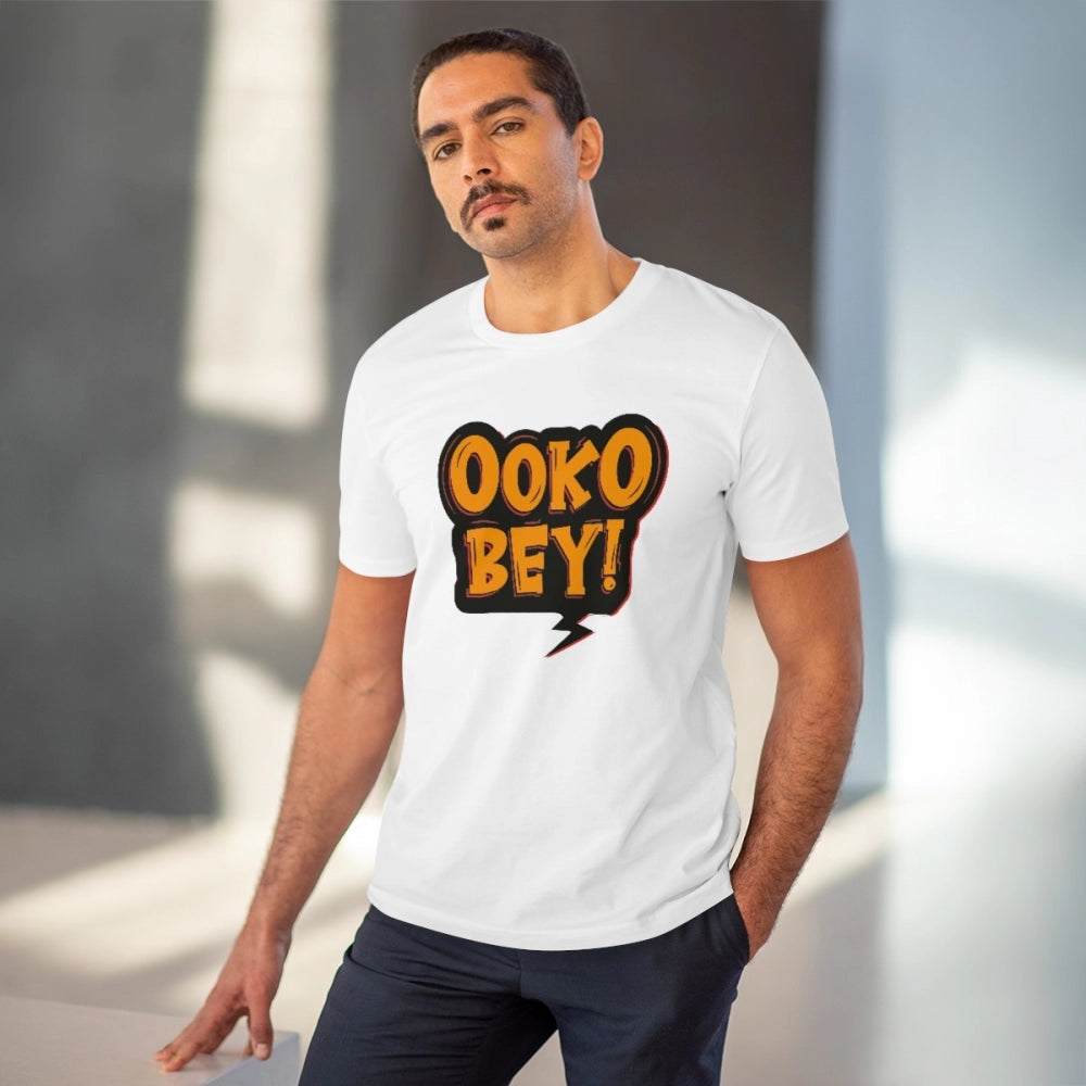 Men's PC Cotton Telugu Desing Printed T Shirt