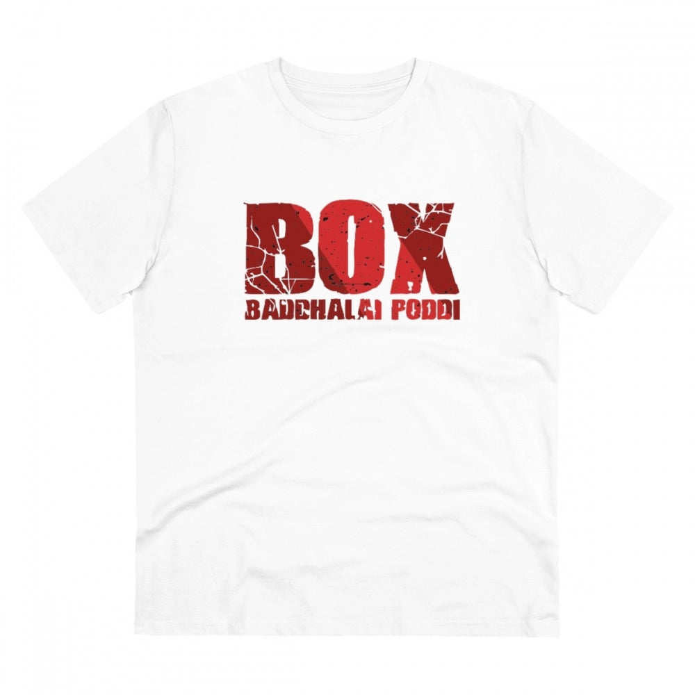 Men's PC Cotton Telugu Desing Printed T Shirt