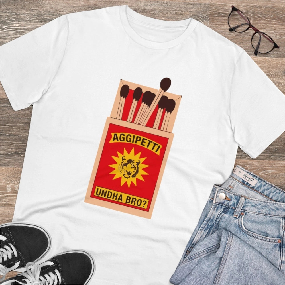 Men's PC Cotton Telugu Desing Printed T Shirt