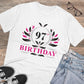 Men's PC Cotton 97th Birthday Printed T Shirt